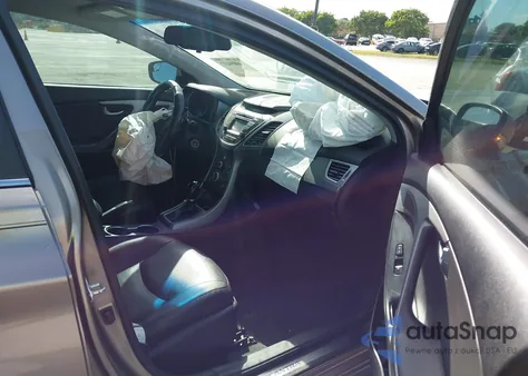 2015 Hyundai Elantra Limited from USA, damaged, VIN 5NPDH4AE8FH557410